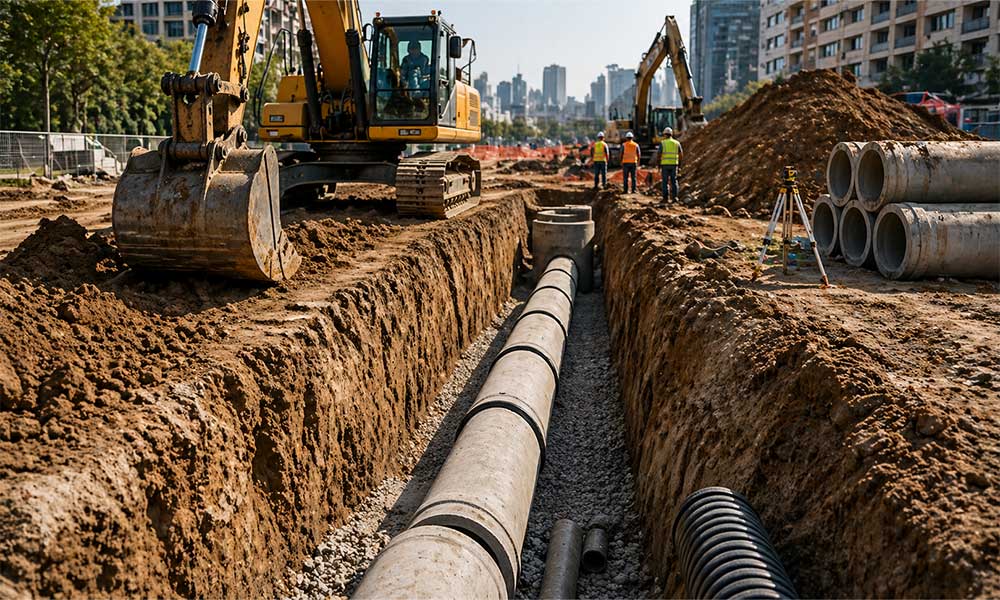 altyapı kazısı hizmeti