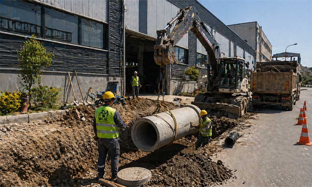 fabrika altyapı kanalizasyon sistemleri