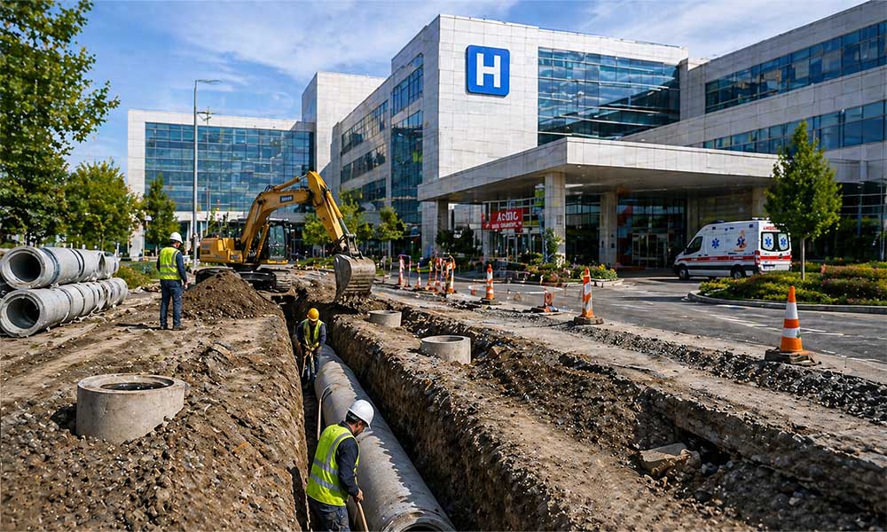 hastane altyapı tünel hizmeti