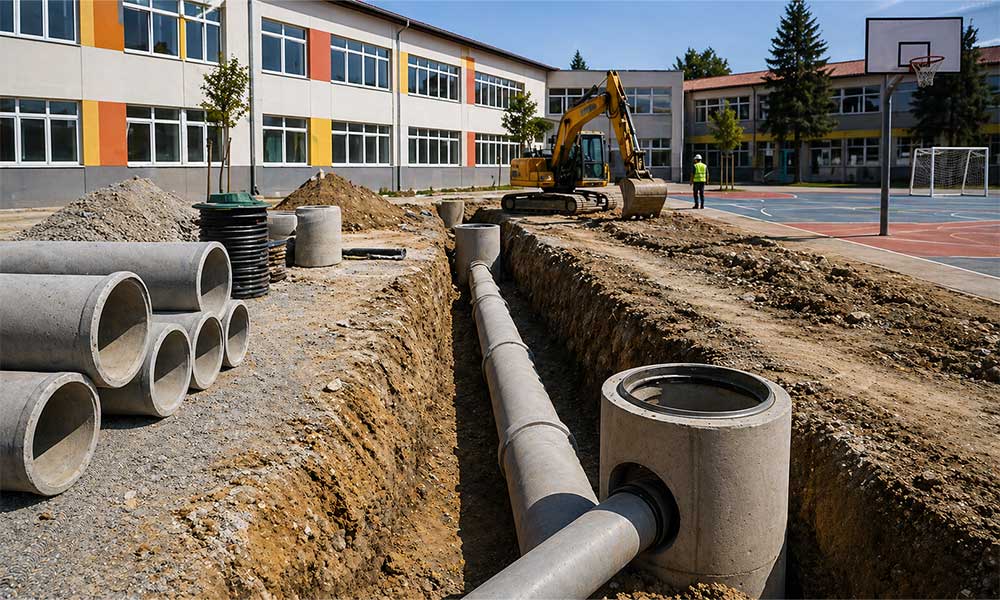 okul altyapı tünel işleri