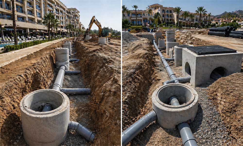 otel altyapı kanalizasyon sistemleri