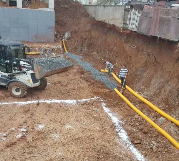 Bina ve villa çevre drenajı çalışması