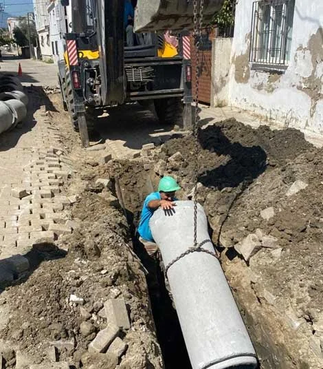 İstanbul kanalizasyon hattı döşeme saha uygulaması 1